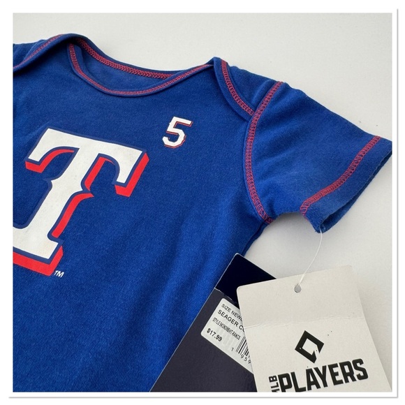 Corey Seager Infant Bodysuit Onesie 3-6 Months Genuine Merchandise Texas - Picture 3 of 3